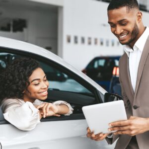 Car shopping.